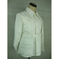 WWII WW2 Italy Italian M40 White Cotton Tunic