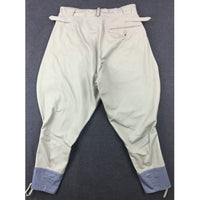 WW2 France French Officer Mastic Pants Breeches Heavy Cotton