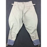 WW2 France French Officer Mastic Pants Breeches Heavy Cotton