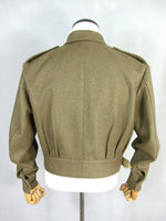 WWII Great Britain British Army P40 Battle Dress Uniform Wool Jacket Tunic