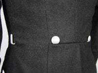 WWII German Elite M32 Officer Black Wool Tunic Jacket