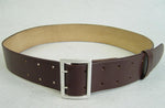 WW2 German Officer Double Claw Belt Rero Dark Brown