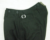 World War 2 WWII German Elite M32 Black Wool Breeches Pants