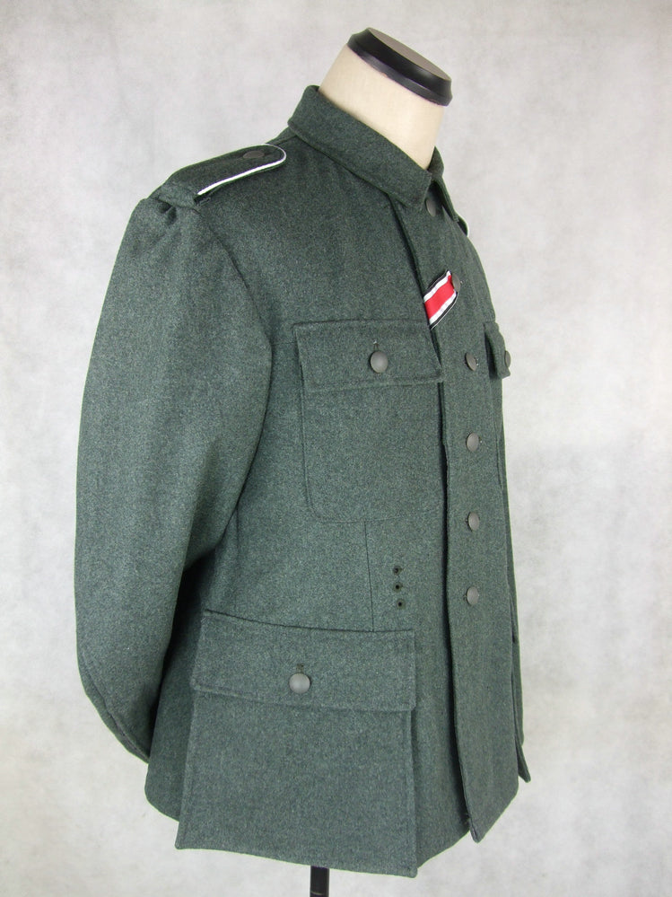WWII World War 2 German M43 Field Tunic Grey Green Wool – Hikishop