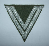 WWII German Sleeve Gefreiter Chevrons Army Fieldgrey Wool