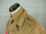 WWII German DAK Field Tunic Jacket With Insignia Sand