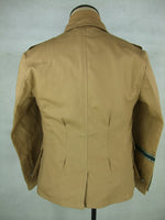 WWII German DAK Field Tunic Jacket With Insignia Sand