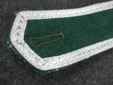 WW2 German Pre-War Early Shoulder Boards Sergeant Pair Dark Green