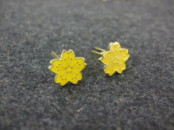 WWII Japan IJN Cherry Blossom Yellow X2