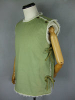 Russo-Japanese War Japan Meiji Winter Fur Vest Khaki