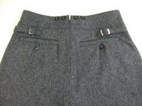 WWII Finnish M36 Stone Grey Wool Field Trousers Pants