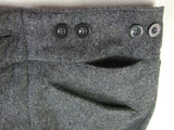 WWII Finnish M36 Stone Grey Wool Field Trousers Pants