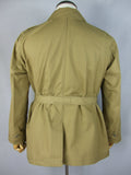 WWII France French Army Model 1938 Bourgeron Jacket Tan