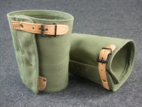 WW2 French Gaiters Model 1945 Guêtres Mle 45 Green