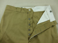 WW2 France French Colonial M38 Officer Pants Trousers Khaki