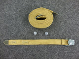 WWII German DAK Gas Mask Canister Canvas Carry Strap Sand