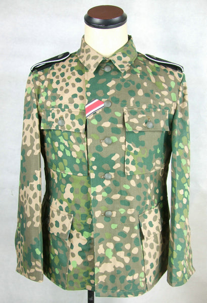 WWII German Elite HBT Pea Dot 44 Field Tunic