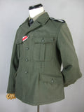 WWII German Elite M37 Field Grey Wool Tunic