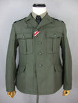 WWII German Elite M37 Field Grey Wool Tunic