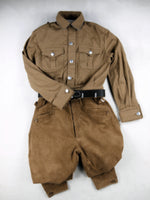 WW2 German Elite SA Breeches Brown Cotton Corduroy