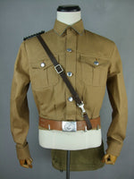 WWII German Elite SA Brown Cotton Shirt Tunic