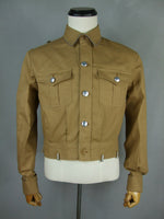 WWII German Elite SA Brown Cotton Shirt Tunic