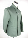 WWII German Summer HBT Field Grey Drill Service Tunic Jacket