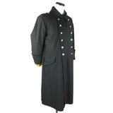 WW2 German Elite Enlisted Black Wool Greatcoat Overcoat