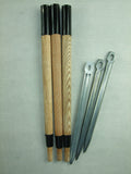 WWII German Aluminum Tent Pegs Zeltbahnen Bag Set
