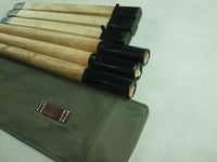 WWII German Wooden Tent Pegs Zeltbahnen Bag Set