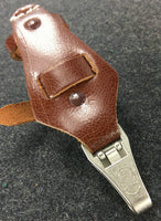WWII German Vertical Dagger Hanger Brown Repro