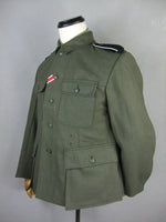WWII German M43 EM Wool Field Grey Tunic Elite