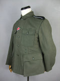 WWII German M43 EM Wool Field Grey Tunic Elite