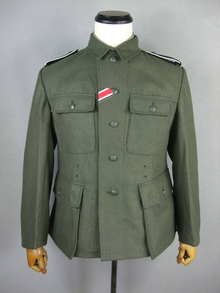 WWII German M43 EM Wool Field Grey Tunic Elite
