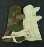 WWII German Splinter Camo Reversible Gloves Winter Mittens