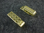 WW2 German Elite Uniform Belt Hooks Gold Pair