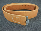 WWII German LW EM Brown Leather Belt