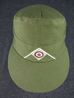 WWII German DAK Field Cap EM Green