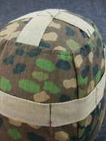 WWII German M38 Paratrooper Dot 44 Camo Helmet Cover