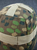WWII German M38 Paratrooper Dot 44 Camo Helmet Cover