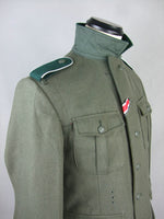 WWII German M36 EM Soldier Wool Field Tunic Jacket