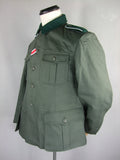 WWII German EM Soldier HBT M36 Field Tunic Jacket