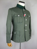 WWII German M36 Officer Summer HBT Field Tunic Jacket