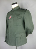 WWII German EM Soldier WH Elite HBT M40 Field Tunic Jacket