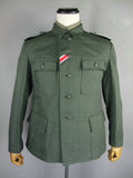 WWII German Elite EM Soldier HBT M43 Field Tunic Jacket