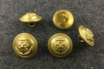 WW2 IJN Japanese Imperial Navy Buttons 21 mm X5