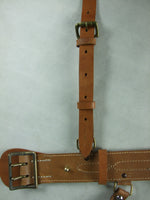 WW2 Imperial IJN Marine Officer Leather Sam Belt