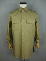 WWII Italy Italian Officer Colonial Tropical Sand Shirt