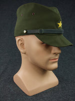 WWII JP Army IJA Field Cap Officer Green Gabardine