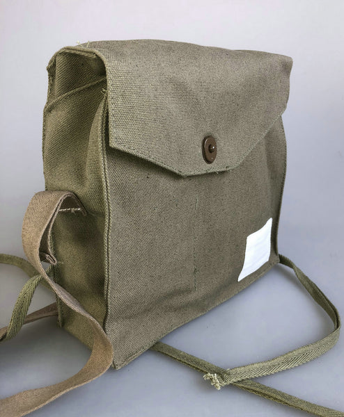 WWII IJA Japanese Army Gas Mask Bag Grey